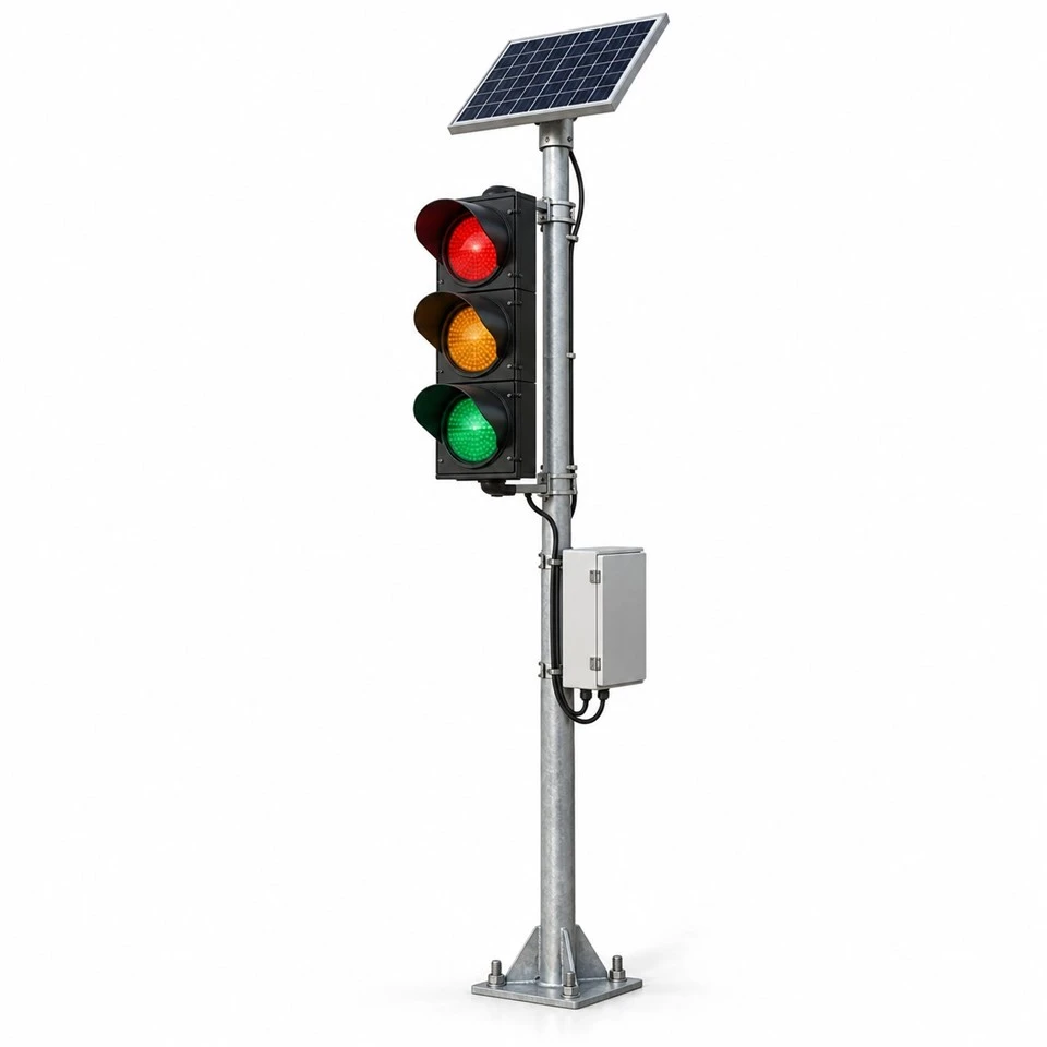 Solar Powered Traffic Lights